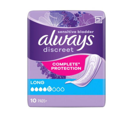 Liners Always Discreet Complete Protection N5 Long 10 pads.