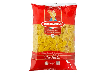 Pasta Zara 31 Farfalle 500 g.