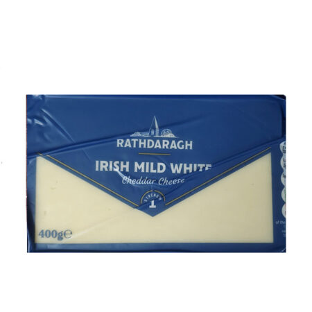 Irish Mild White Cheddar Cheese 400 g.