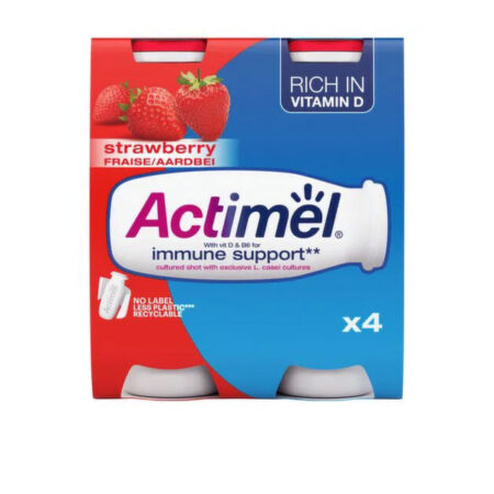 Drinking Yogurt Actimel Strawberry 4x100 g.