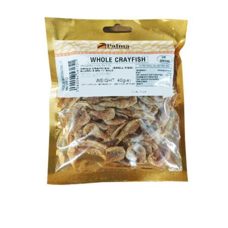 Dry Whole Crayfish Palma+ 40 g.