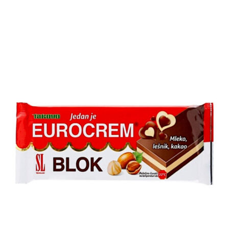 Milk/Cacoa With Hazelnut Eurocrem Bar 90 g.