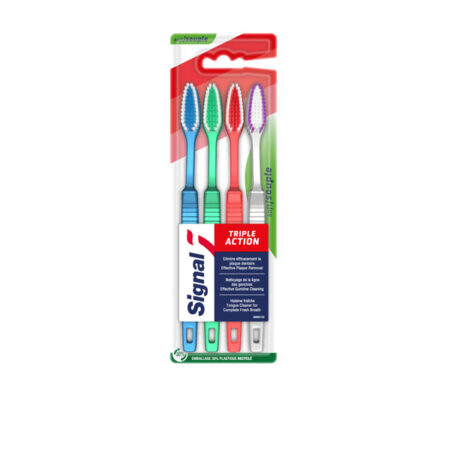 Toothbrush Triple Action Soft Signal 4 pcs.