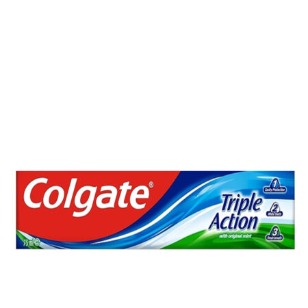 Toothpaste Triple Action Original Mint Colgate 75 ml.