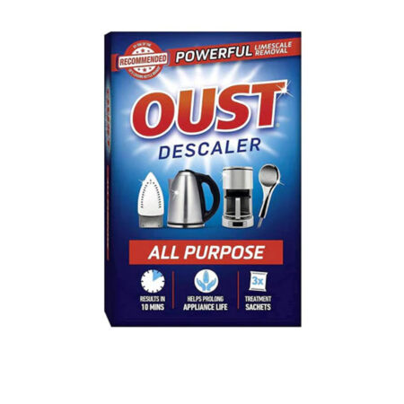 Powerful Limescale Removal Descaler Oust 3 sachets.