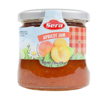 Apricot Jam 45% Fruit Sera 370 g.