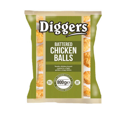 Battered Chicken Balls Diggers 800 g. /Frozen/Halal.