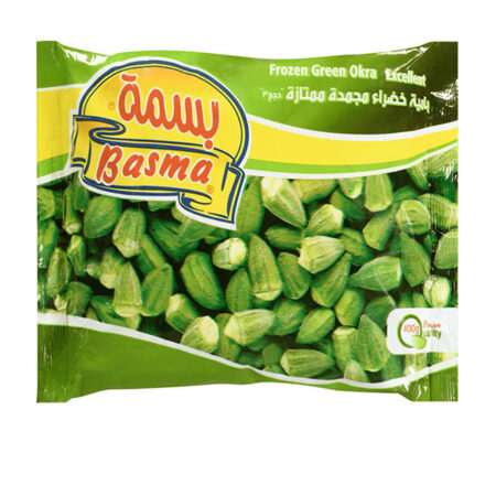 Okra Green Basma 400 g. Frozen.