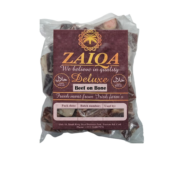 Beef On Bone Zaiqa 1 kg. /Frozen/Halal