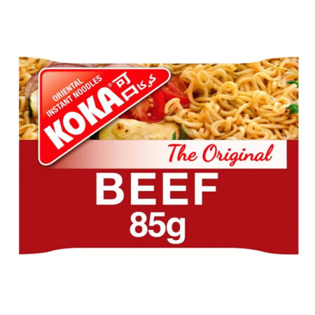 Instant Noodles Beef Flavour Koka 85 g.