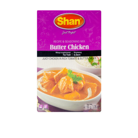 Butter Chicken Juicy Chiken in Rich Tomato Butter Shan 50 g.
