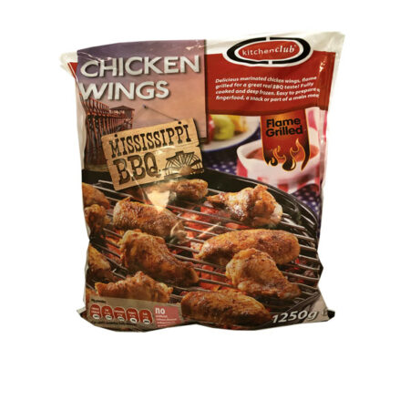 Mississippi Chicken Wings Kitchen Club 1.25 kg. /Halal/Frozen