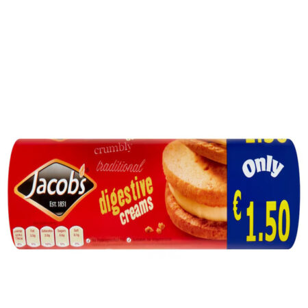 Biscuit Traditional Crumbly Digestive Creams Jacobs 200 g.