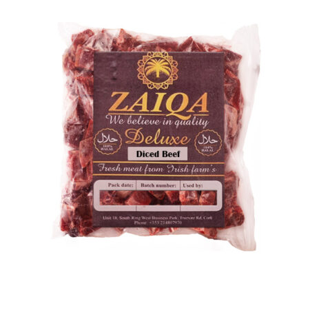Diced Beef Zaiqa 1 kg. /Frozen/Halal