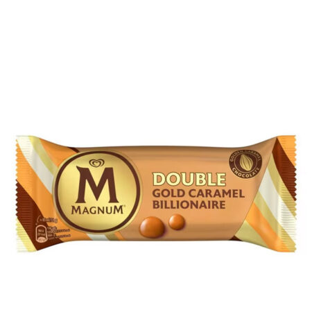 Ice Cream Double Gold Caramel Magnum 85 ml.