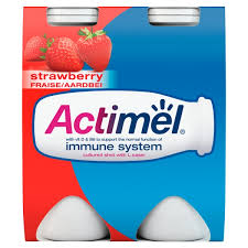 Drinking Yogurt Actimel Strawberry 4x100 g.