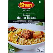 Memoni Mutton Biryani Mix for Gujrati Pilaf  Shan 60 g.