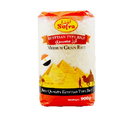 Egyptian Medium Grain Rice Premium Sofra 900 g.