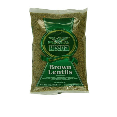 Brown Lentils Bag Heera 1 kg.
