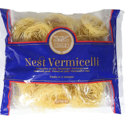 Pasta Nest Vermicelli Heera 375 g,