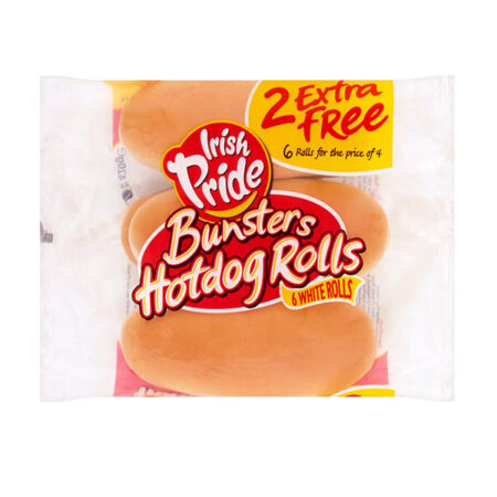 Irish Pride Hot Dog Rolls 6 pcs. 420 g. /Fresh