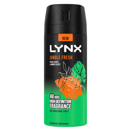 Deodorant Bodyspray Jungle Fresh Lynx 150 ml.