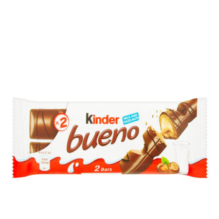 Milk/Hazelnuts Chocolate Bars Kinder Bueno 39 g.