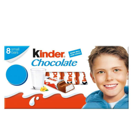 Kinder Chocolate 8 Bars Pack 100 g.