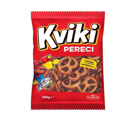 Mini Pretzels Cracker Pereci Kviki 100 g.