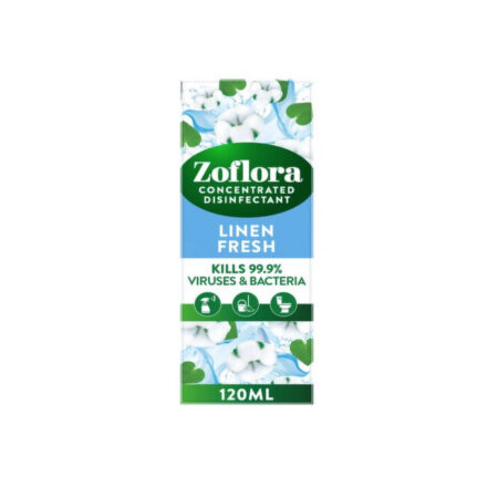 Concentrated Disinfectant Linen Fresh Zoflora 120 ml.