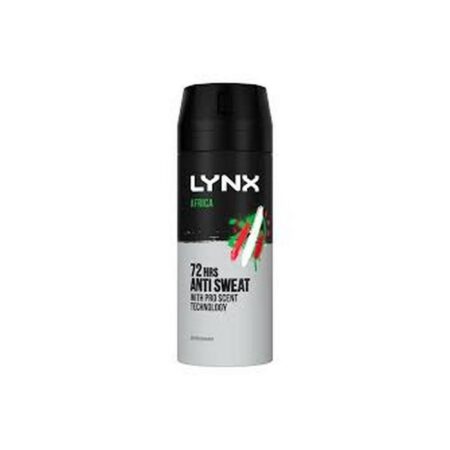 Anti-perspirant Deodorant Lynx Africa Anti Sweat 150 ml.