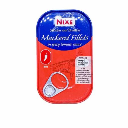 Mackerel Fillets In Spicy Tomato Sauce Nixe 125 g.