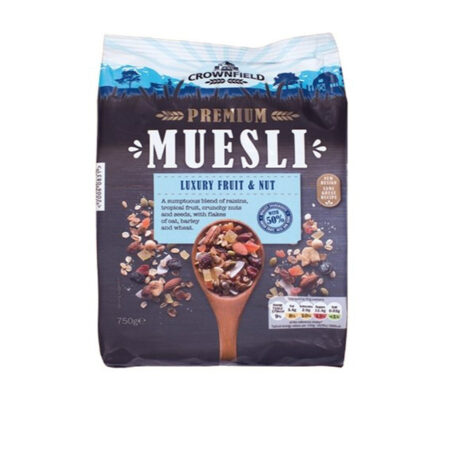 Muesli Fruit & Nut Crownfield 750 g.