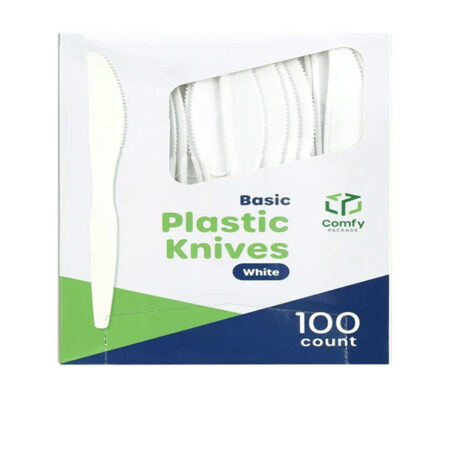 Plastic Knives 100 Disposable Knives