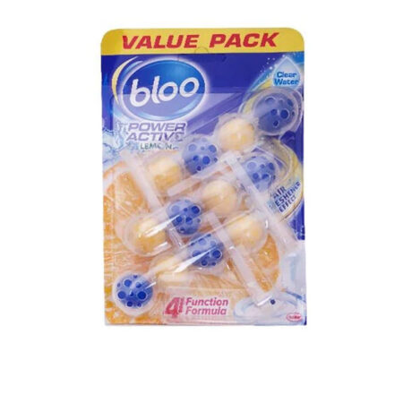 Toilet Block Power Active Trio Lemon Bloo 3x50 g.