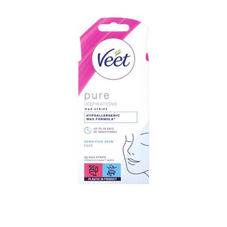 Wax Strips Pure Inspiration Sensitive Face Veet (20 pcs.)