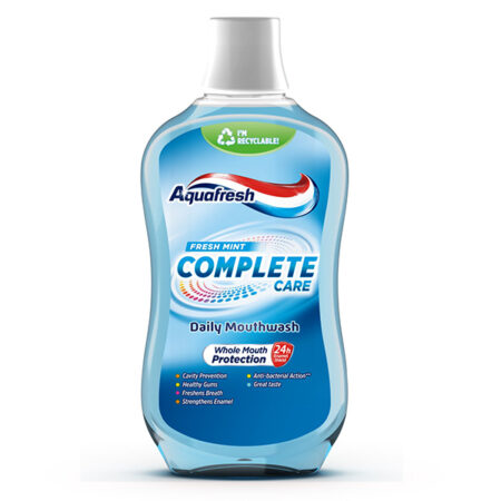 Daily Mouthwash Fresh Mint Aquafresh 500 g.