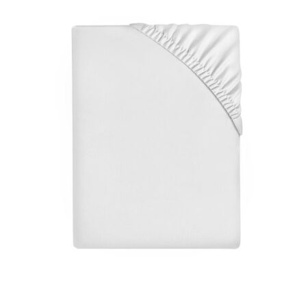 Fitted Sheet Double White 135x190x26