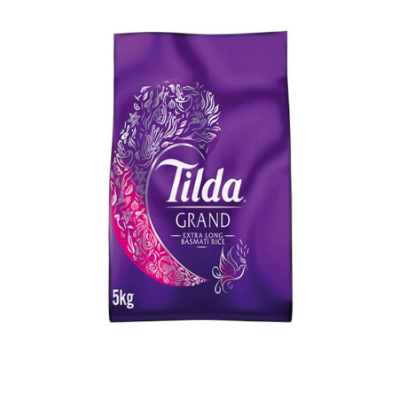 Rice Long Grain Tilda Grand Extra 5 kg.