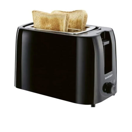 2- Slice Textured Toaster Black Color 1 pcs.