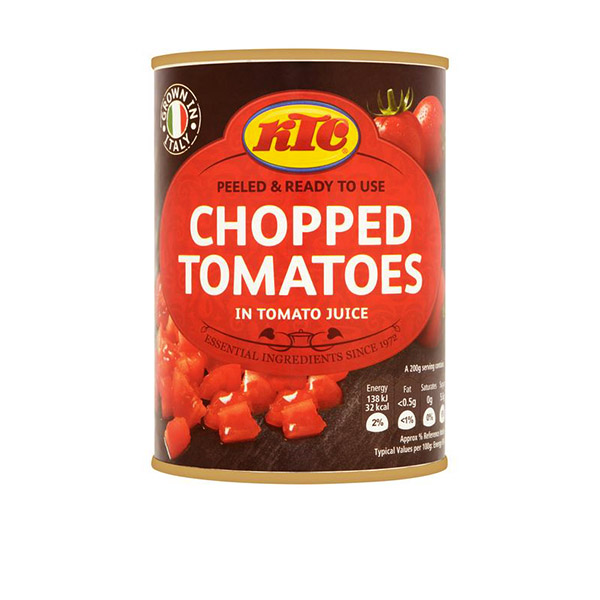Chopped Tomatoes Ktc 400 g.