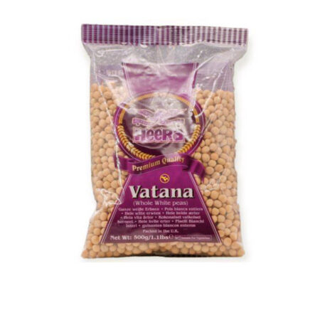 Vatana (Whole White Yellow Peas) Bag Heera 500 g.