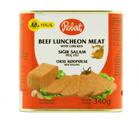 Beef Luncheon Meat Can Robert 340 g. /Halal