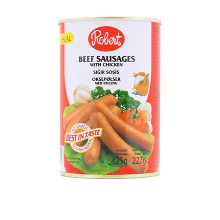Beef Coctail Sausages Can Robert 425 g. /Halal