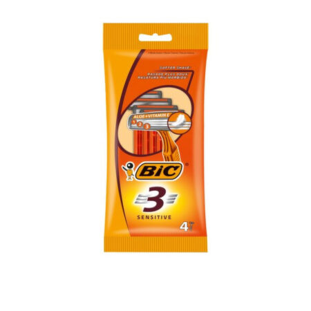 Razor Sensitive N:3 With Aloe/Vitamin E Bic (4 pcs.)