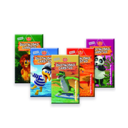 Milk Chocolate With An Animal Sticker Mix 15 g.