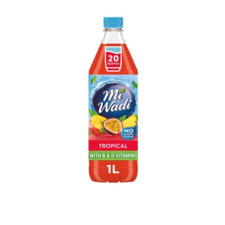 Mi Wadi Tropical B/D 1 l. “Including 0.25 c Return Deposits” Sugar Free