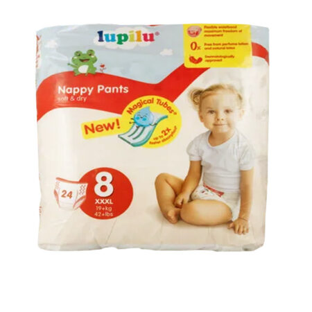 Nappy Pants Soft/Dry 8 XXXL Lupilu 24 pcs.