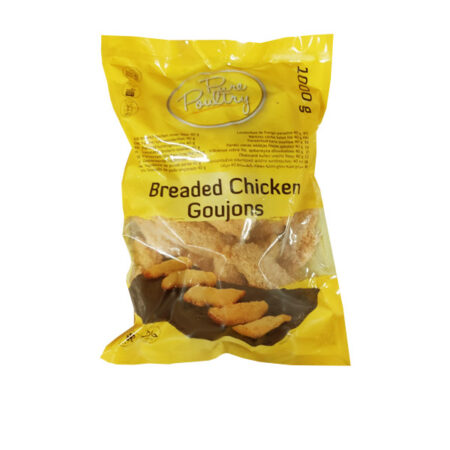 Breaded Chicken Goujons Pure Poultry 1 kg. Frozen/Halal