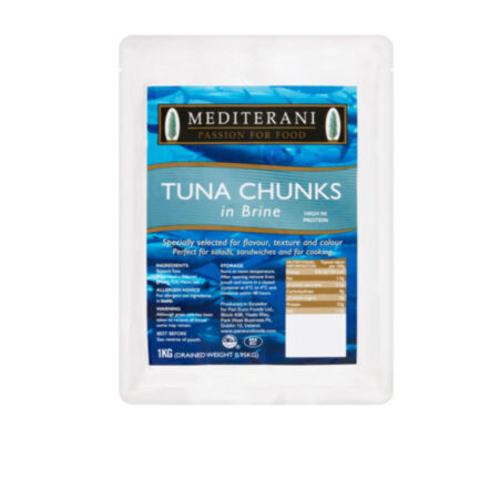 Tuna Chunks In Brine 1.02 kg.